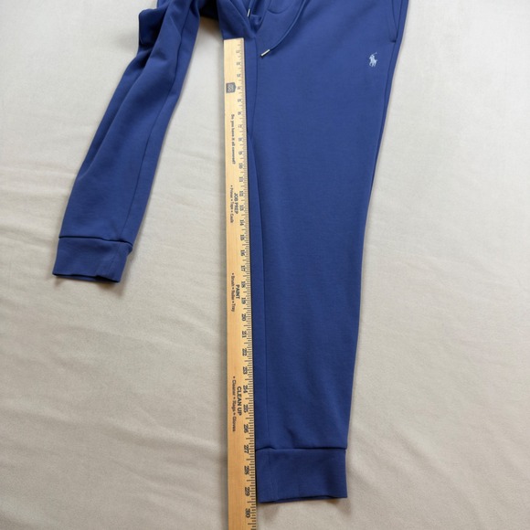Polo Ralph Lauren Mens Blue Double-Knit Jogger Sweatpants Small 71065230821 - Picture 4 of 10